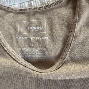 Sonoma Everyday Tunic Tank in Tan